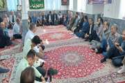 در هفته دفاع مقدس مسئولین شهرستان لاهیجان با مردم روستای امیر آباد دیدار کردند